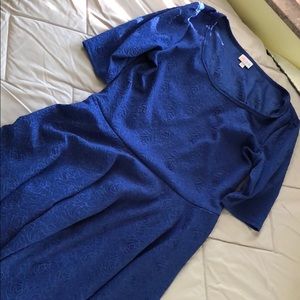 EUC Royal Blue Lularoe Nicole